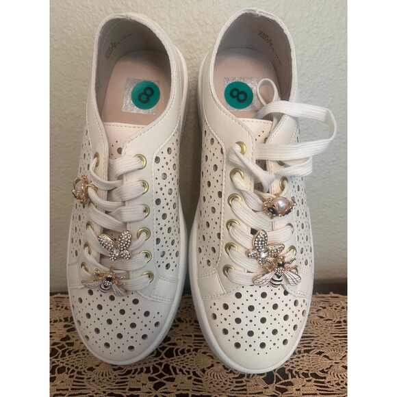 NEW Dolce Vita Bee Butterfly Ladybug Charms Sneaker 8 - Picture 1 of 7
